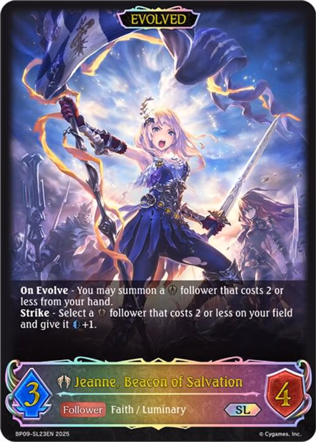 Jeanne, Beacon of Salvation - Super Legendary (BP09-SL23EN)