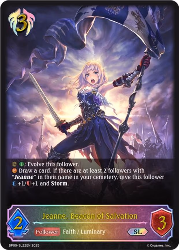 Jeanne, Beacon of Salvation - Super Legendary (BP09-SL22EN)