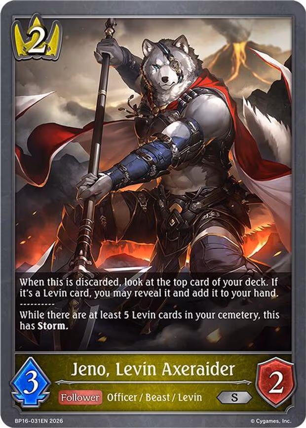 Jeno, Levin Axeraider - Silver (BP16-031EN)