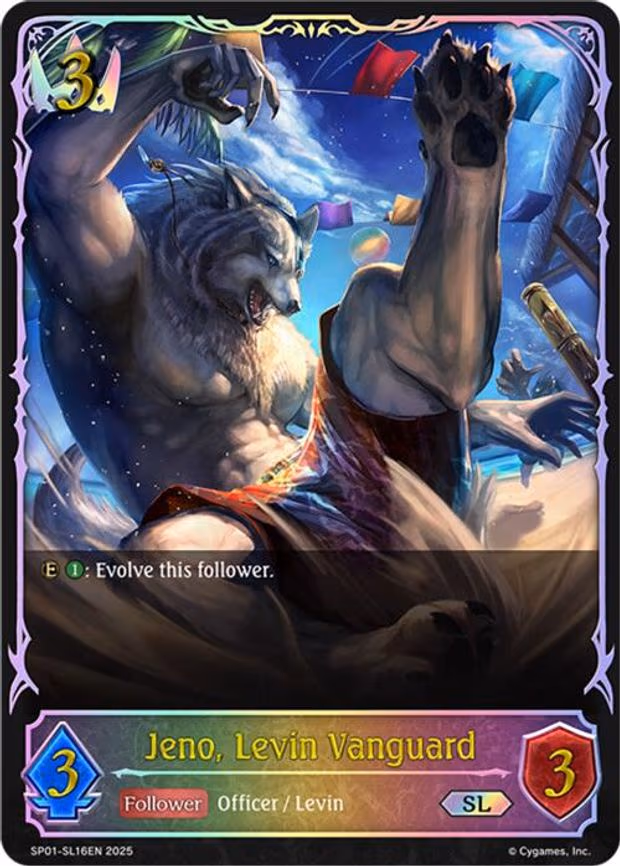 Jeno, Levin Vanguard - Super Legendary (SP01-SL16EN)