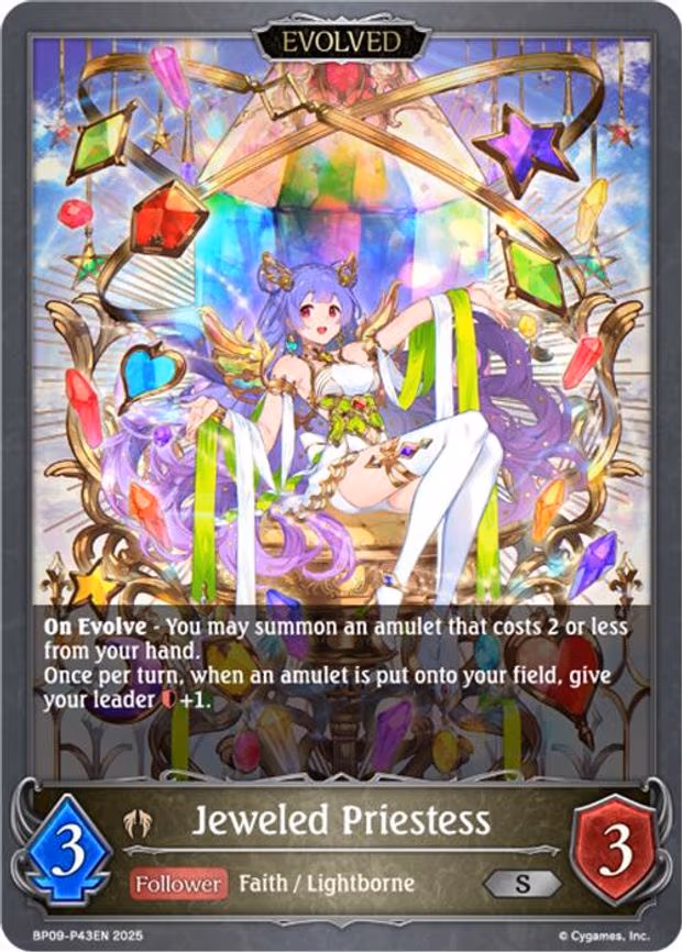 Jeweled Priestess (Evolved) - P43EN - Premium (BP09-P43EN)