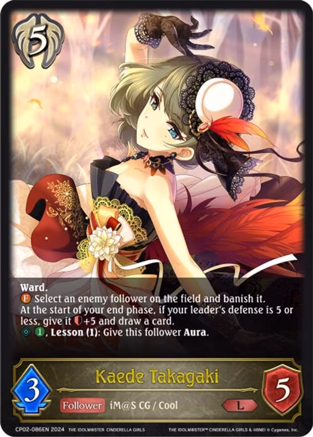 Kaede Takagaki - Legendary (CP02-086EN)