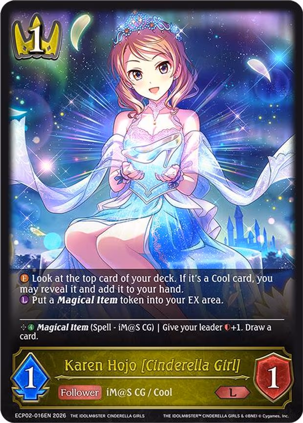 Karen Hojo [Cinderella Girl] - Legendary (ECP02-016EN)