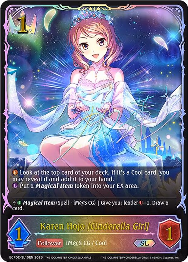 Karen Hojo [Cinderella Girl] - Super Legendary (ECP02-SL10EN)
