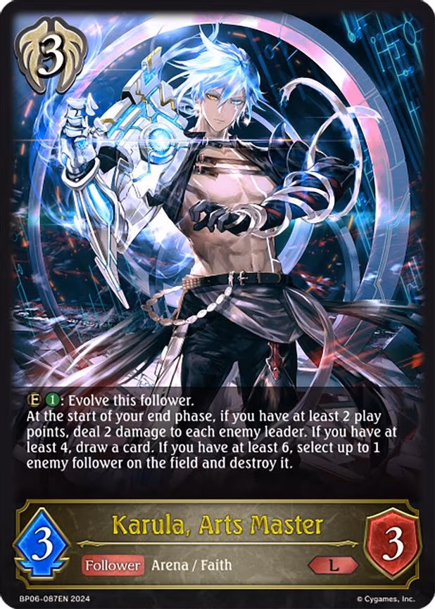 Karula, Arts Master - Legendary (BP06-087EN)