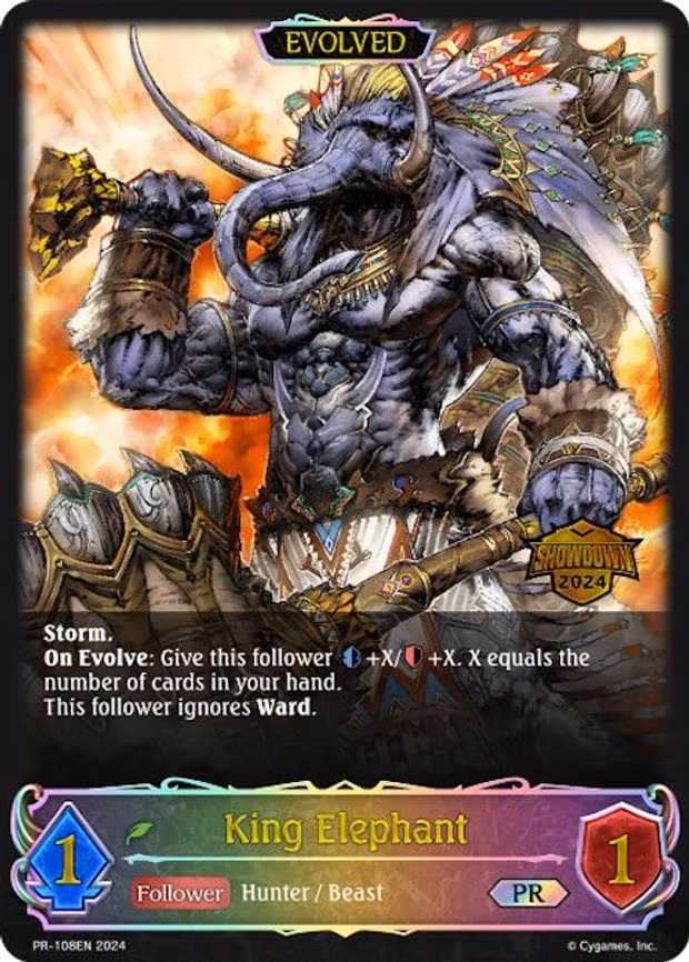 King Elephant (Evolved) (Showdown 2024) - Gold (PR-108EN)