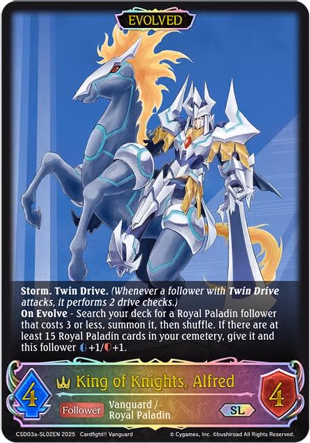 King of Knights, Alfred - Super Legendary (CSD03a-SL02EN)
