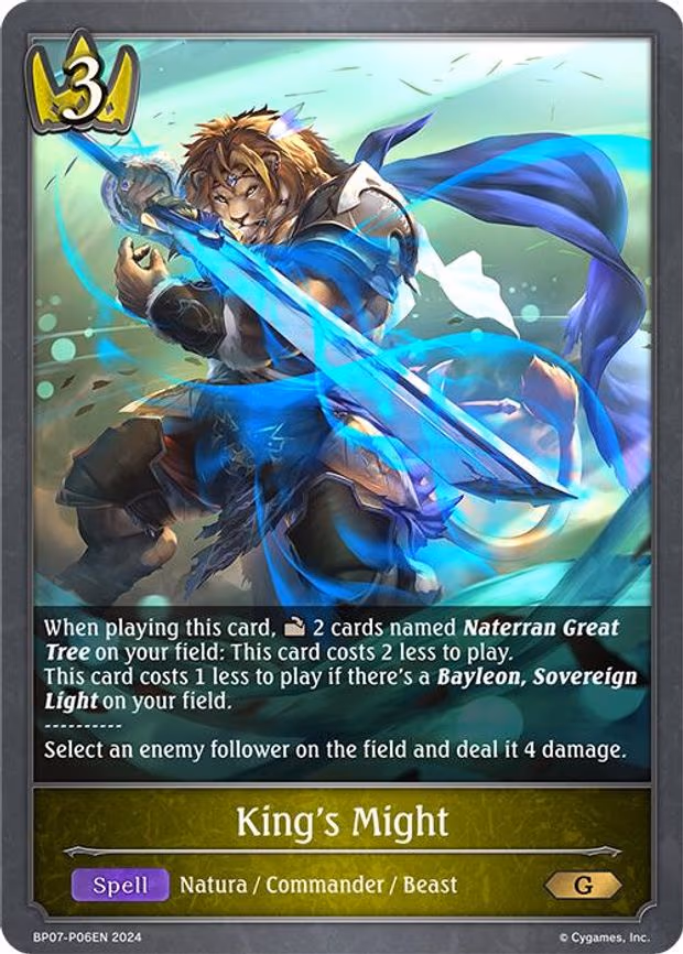 King's Might -P06EN - Premium (BP07-P06EN)