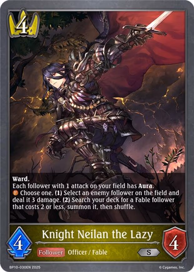 Knight Neilan the Lazy - Silver (BP10-030EN)