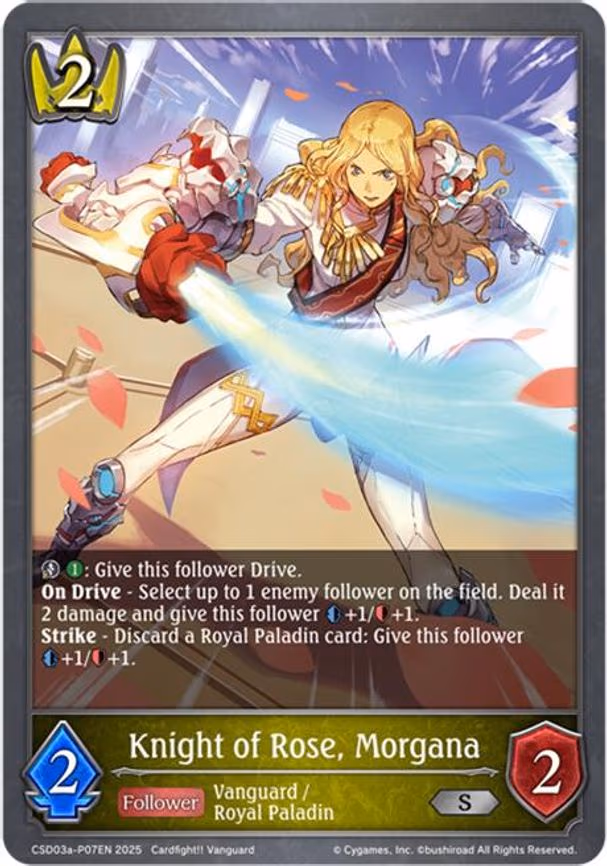 Knight of Rose, Morgana - P07EN - Silver (CSD03a-P07EN)