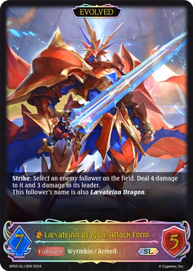 Laevateinn Dragon, Attack Form - Super Legendary (BP03-SL13EN)