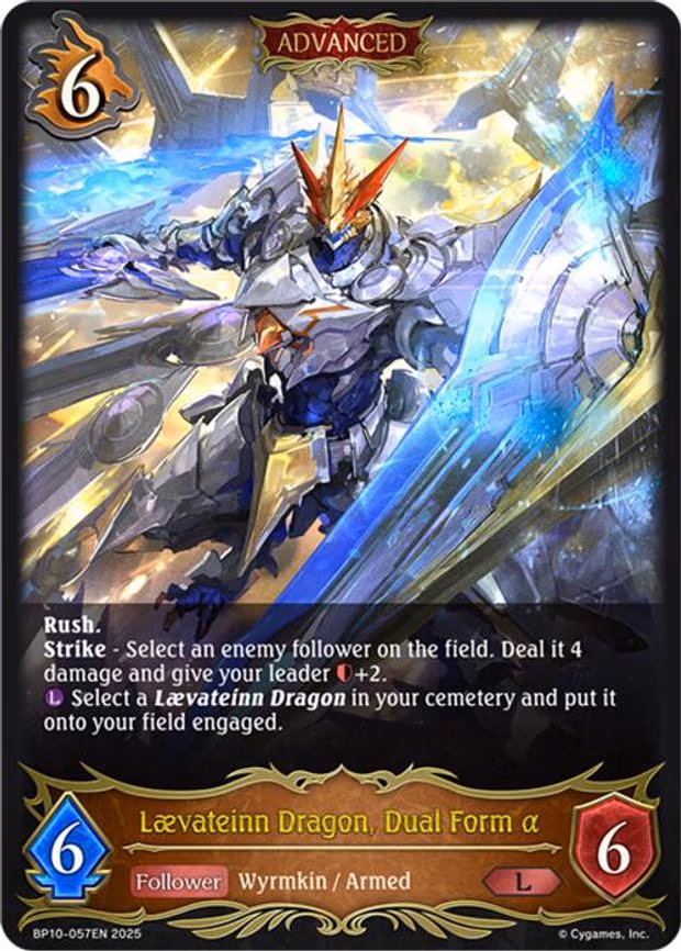 Laevateinn Dragon, Dual Form a - Legendary (BP10-057EN)