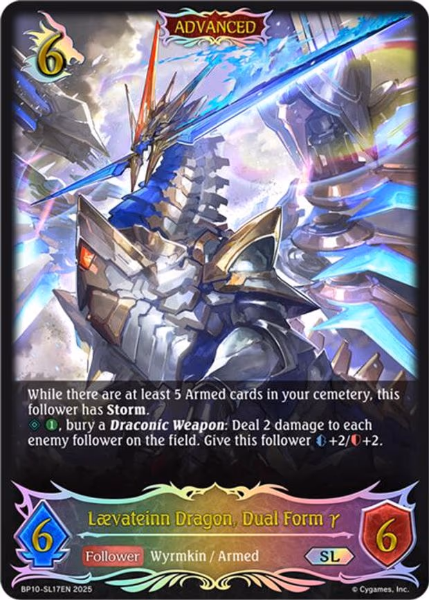 Laevateinn Dragon, Dual Form y - Super Legendary (BP10-SL17EN)