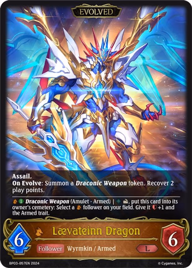 Laevateinn Dragon - Legendary (BP03-057EN)