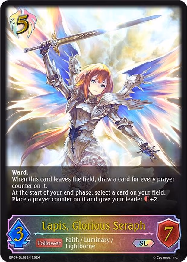 Lapis, Glorious Seraph - Super Legendary (BP07-SL18EN)