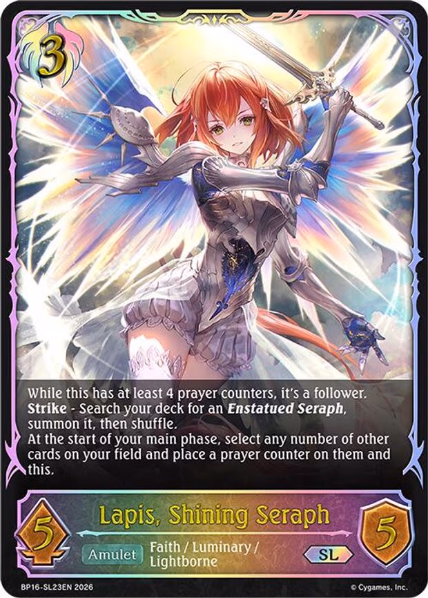 Lapis, Shining Seraph - Super Legendary (BP16-SL23EN)