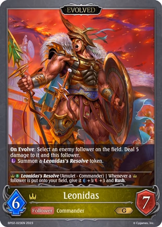Leonidas - Gold (BP02-023EN)