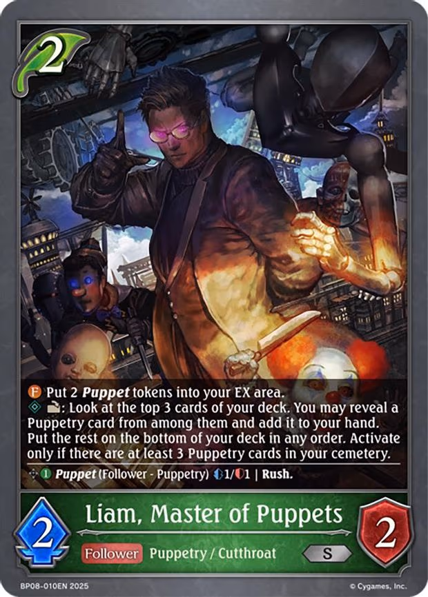 Liam, Master of Puppets - Silver (BP08-010EN)