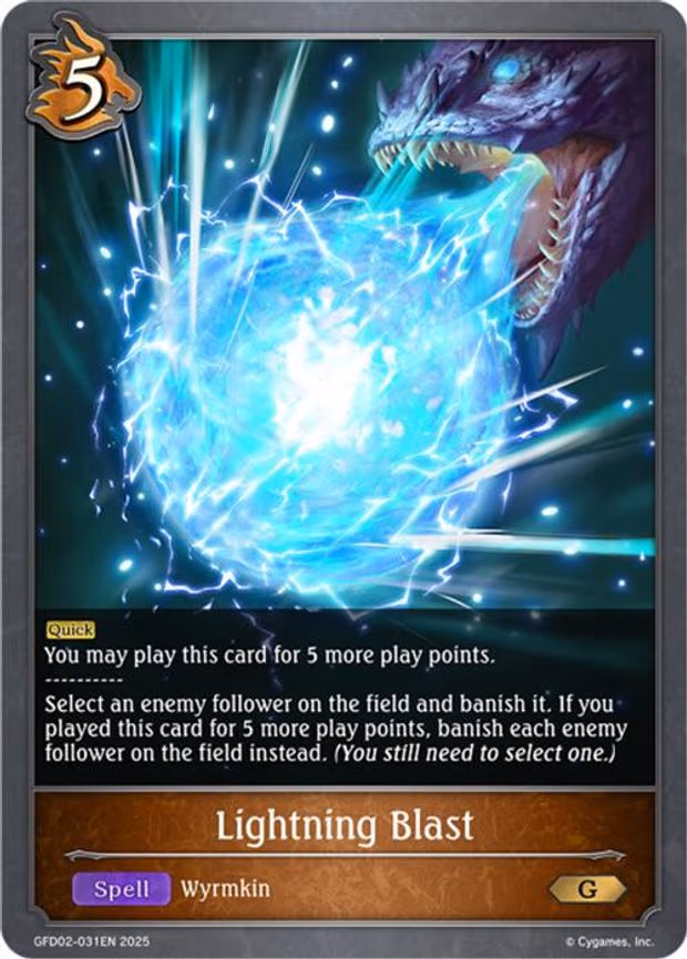 Lightning Blast - Gold (GFD02-031EN)