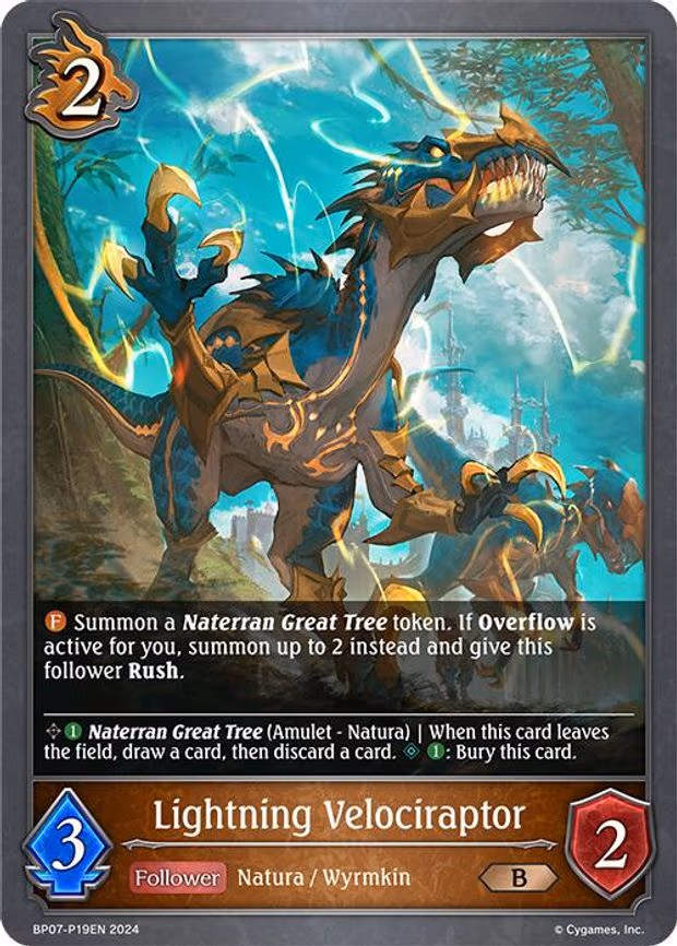 Lightning Velociraptor - P19EN - Premium (BP07-P19EN)