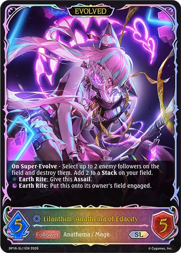 Lilanthim, Anathema of Edacity - Super Legendary (BP16-SL11EN)