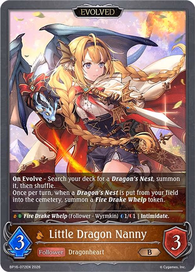 Little Dragon Nanny - Bronze (BP16-072EN)