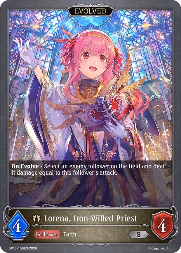 Lorena, Iron-Willed Priest - Silver (BP18-108EN)