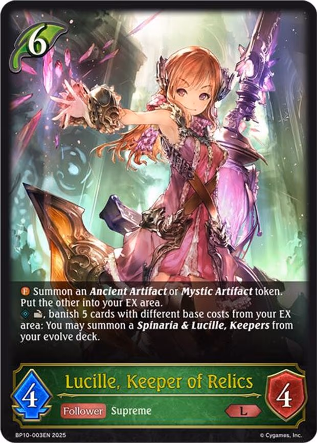 Lucille, Keeper of Relics - Legendary (BP10-003EN)