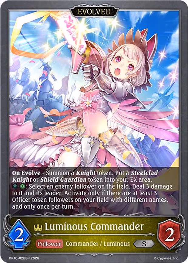 Luminous Commander - Silver (BP16-028EN)