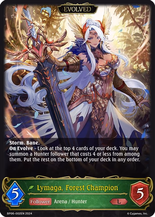 Lymaga, Forest Champion - Legendary (BP06-002EN)