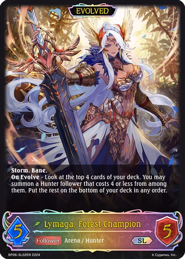 Lymaga, Forest Champion - Super Legendary (BP06-SL02EN)