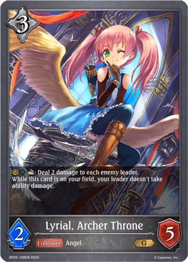 Lyrial, Archer Throne - Gold (BP05-108EN)