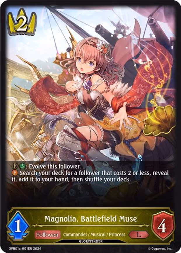 Magnolia, Battlefield Muse - Legendary (GFB01a-001EN)