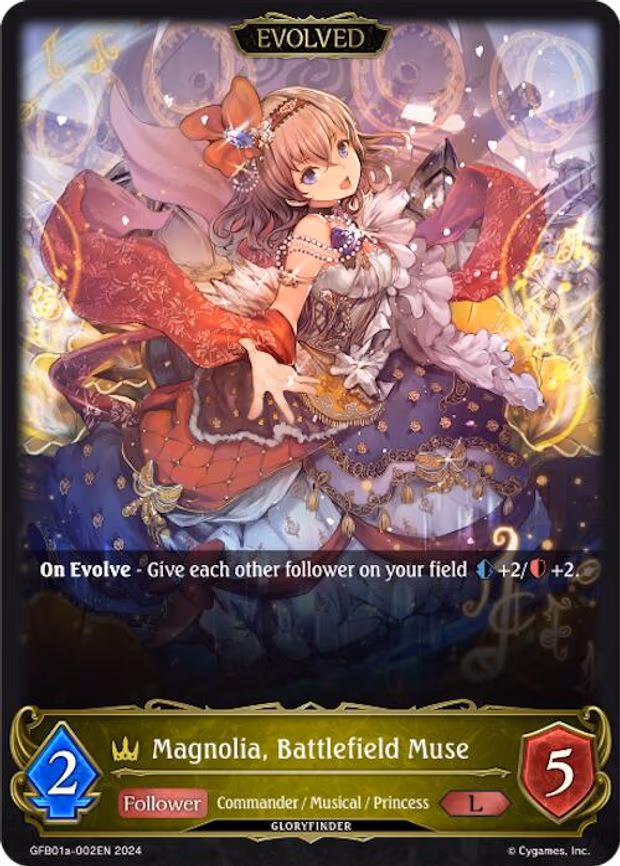 Magnolia, Battlefield Muse - Legendary (GFB01a-002EN)