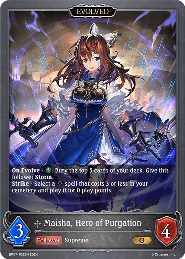 Maisha, Hero of Purgation - Gold (BP07-109EN)
