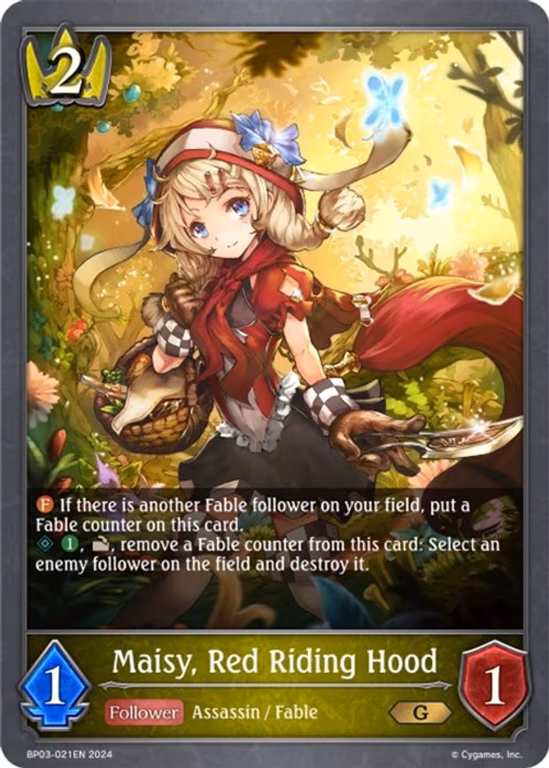 Maisy, Red Riding Hood - Gold (BP03-021EN)