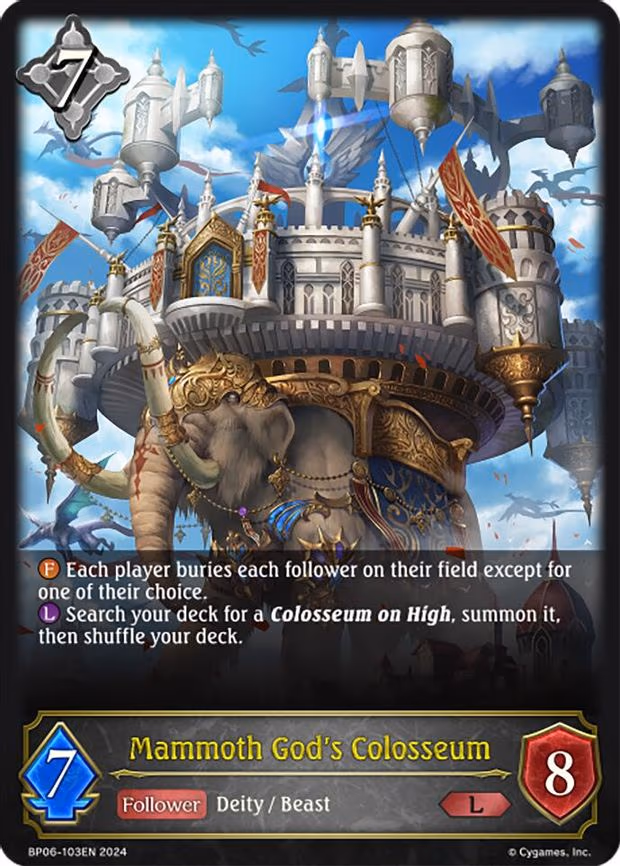 Mammoth God's Colosseum - Legendary (BP06-103EN)