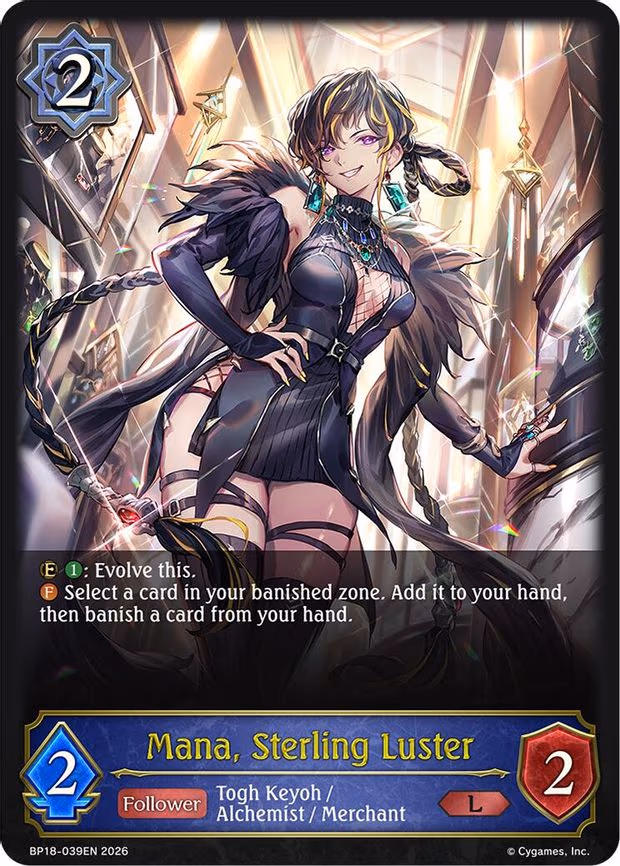 Mana, Sterling Luster - Legendary (BP18-039EN)