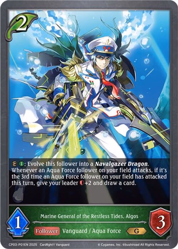 Marine General of the Restless Tides, Algos - P01EN - Premium (CP03-P01EN)