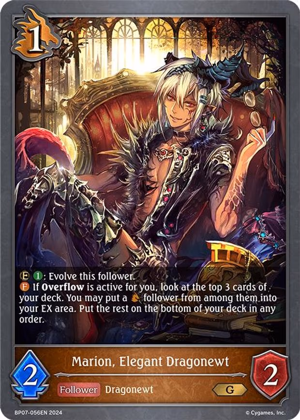Marion, Elegant Dragonewt - Gold (BP07-056EN)