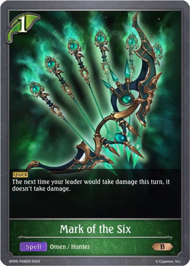 Mark of the Six - P08EN - Premium (BP05-P08EN)