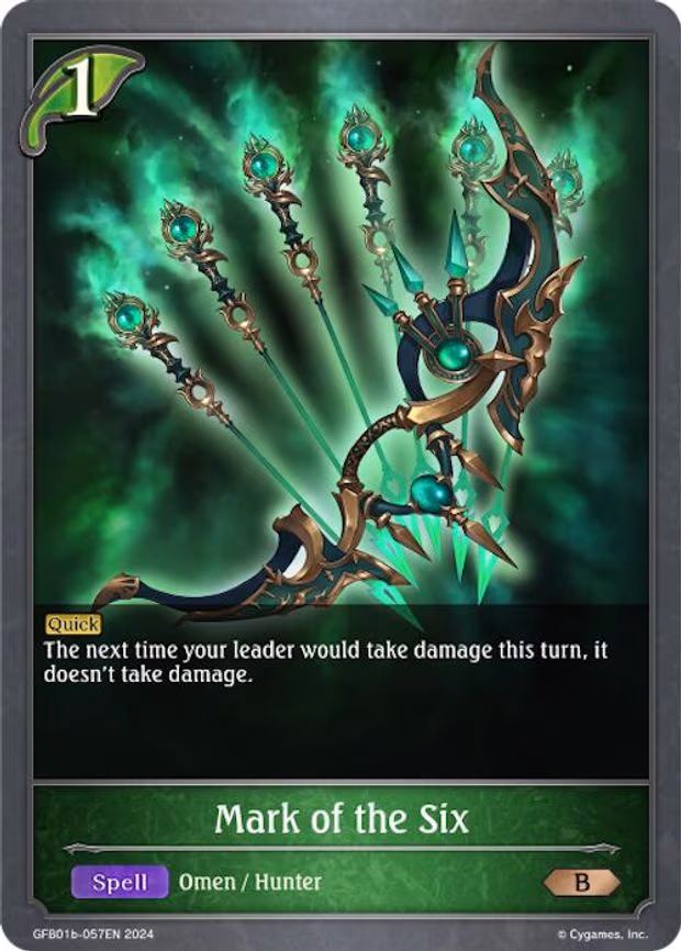 Mark of the Six - Bronze (GFB01b-057EN)