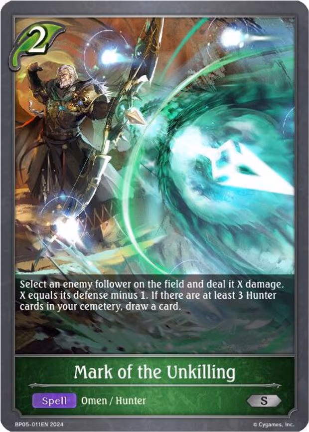 Mark of the Unkilling - Silver (BP05-011EN)