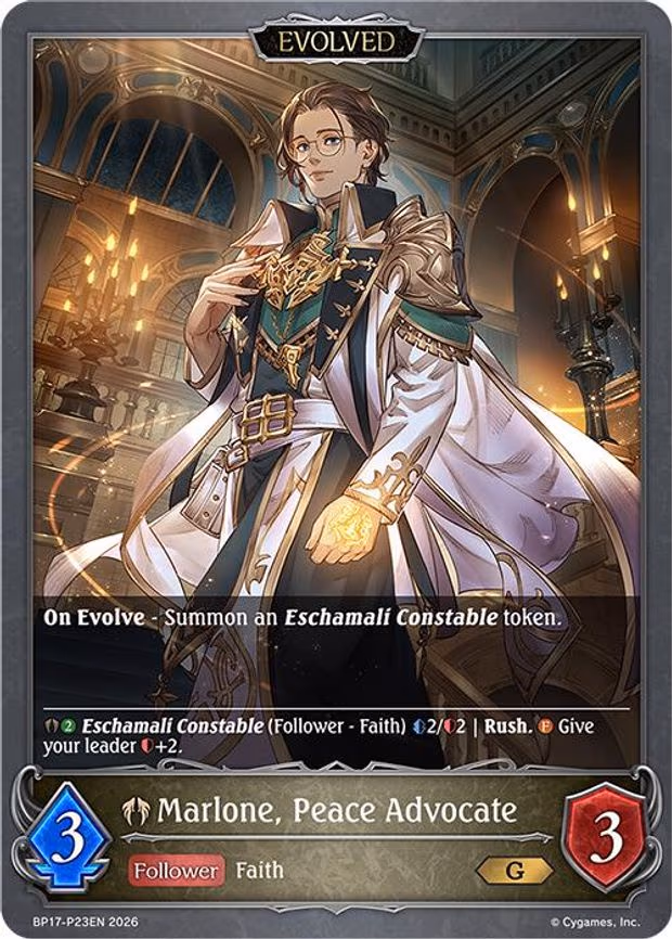 Marlone, Peace Advocate (Evolved) - P23EN - Premium (BP17-P23EN)