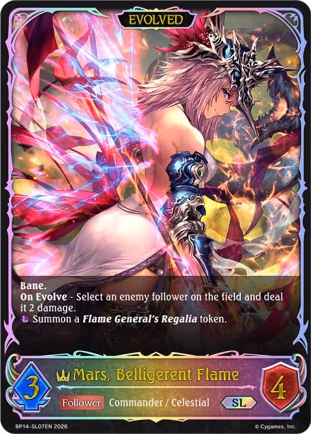 Mars, Belligerent Flame - Super Legendary (BP14-SL07EN)