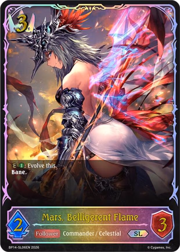 Mars, Belligerent Flame - Super Legendary (BP14-SL06EN)