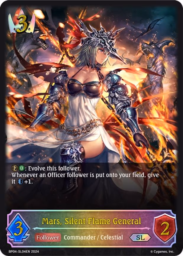 Mars, Silent Flame General - Super Legendary (BP04-SL04EN)