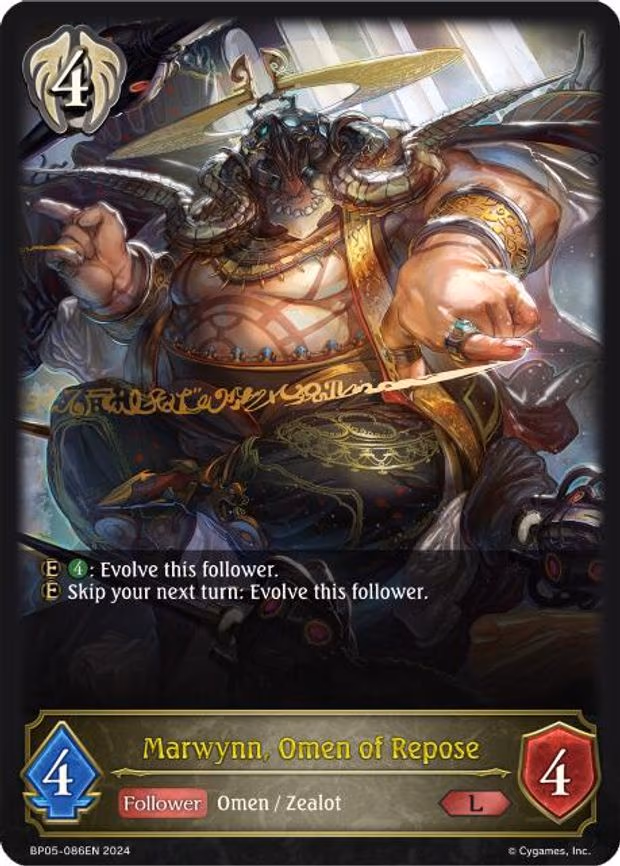 Marwynn, Omen of Repose - Legendary (BP05-086EN)