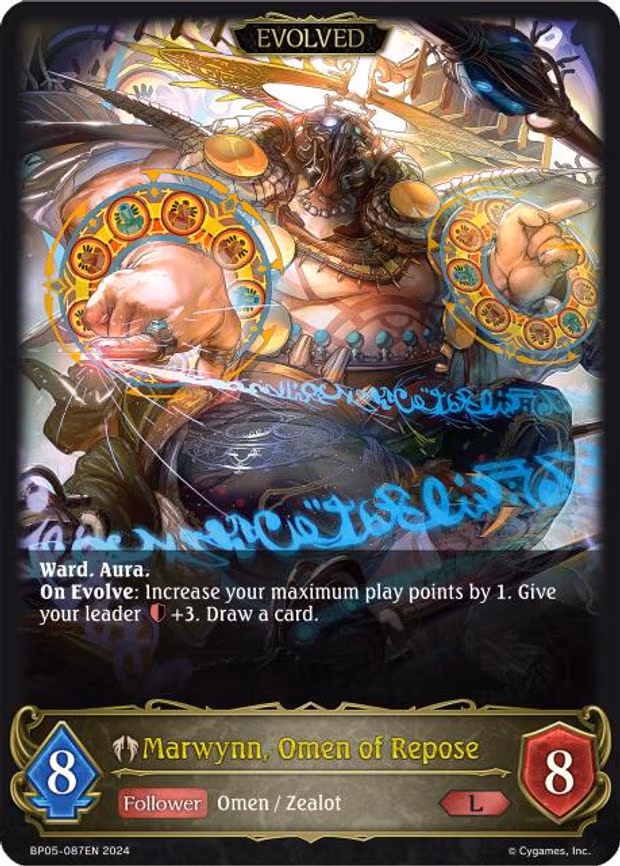 Marwynn, Omen of Repose - Legendary (BP05-087EN)