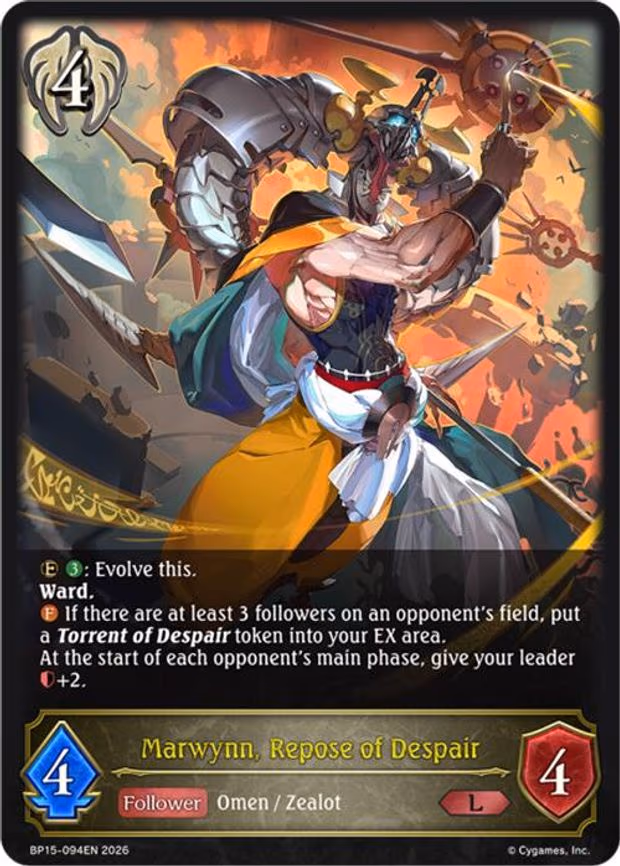 Marwynn, Repose of Despair - Legendary (BP15-094EN)